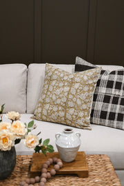 Angelina Block Print Pillow Cover